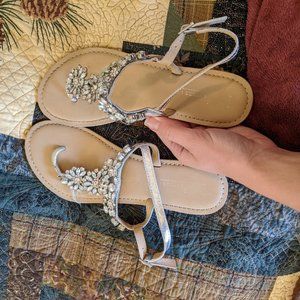 ASOS Bejeweled Sandals